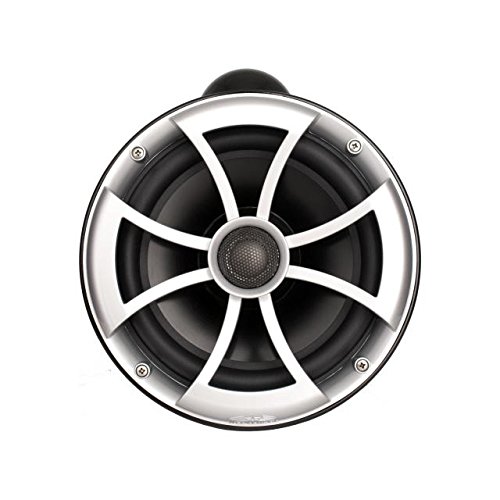 Wet Sounds ICON8B-SBM 8 Inch Black Swivel Tower Marine Speakers with Nautique G Tower Adapters - Perfect for Boat, Wakeboard Tower, and Water Sports Audio System