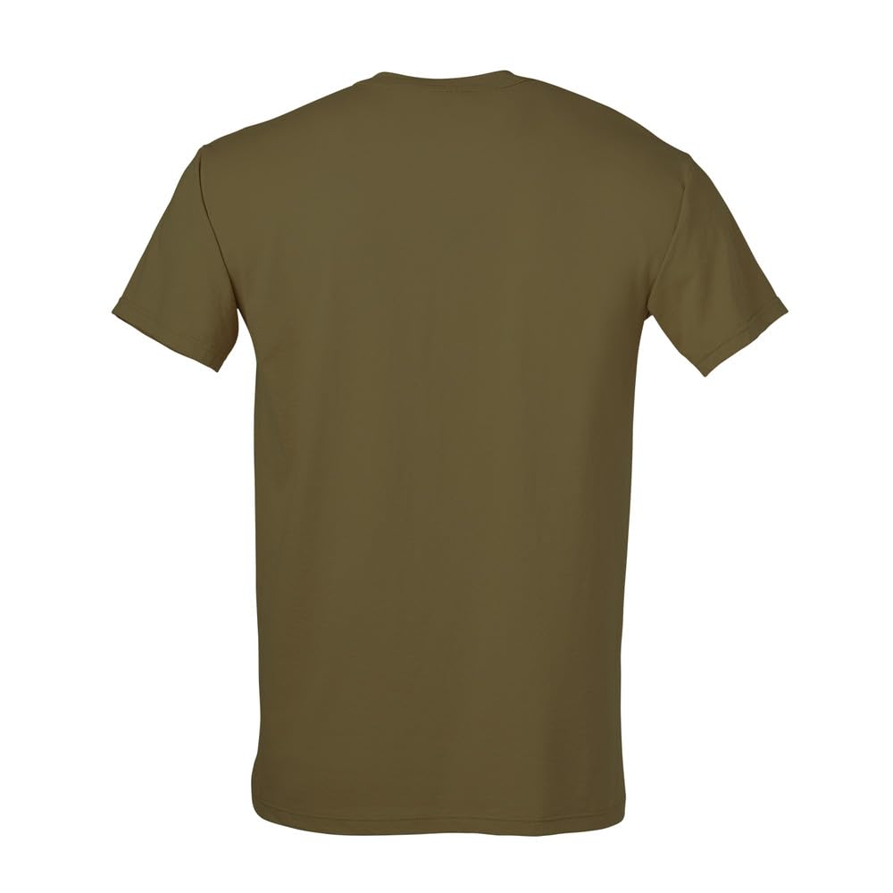 Soffe Men's 3-Pack 100% Cotton Military T-Shirts - Comfortable Army Green Crewneck Tees for Workout, Gym & Casual Wear