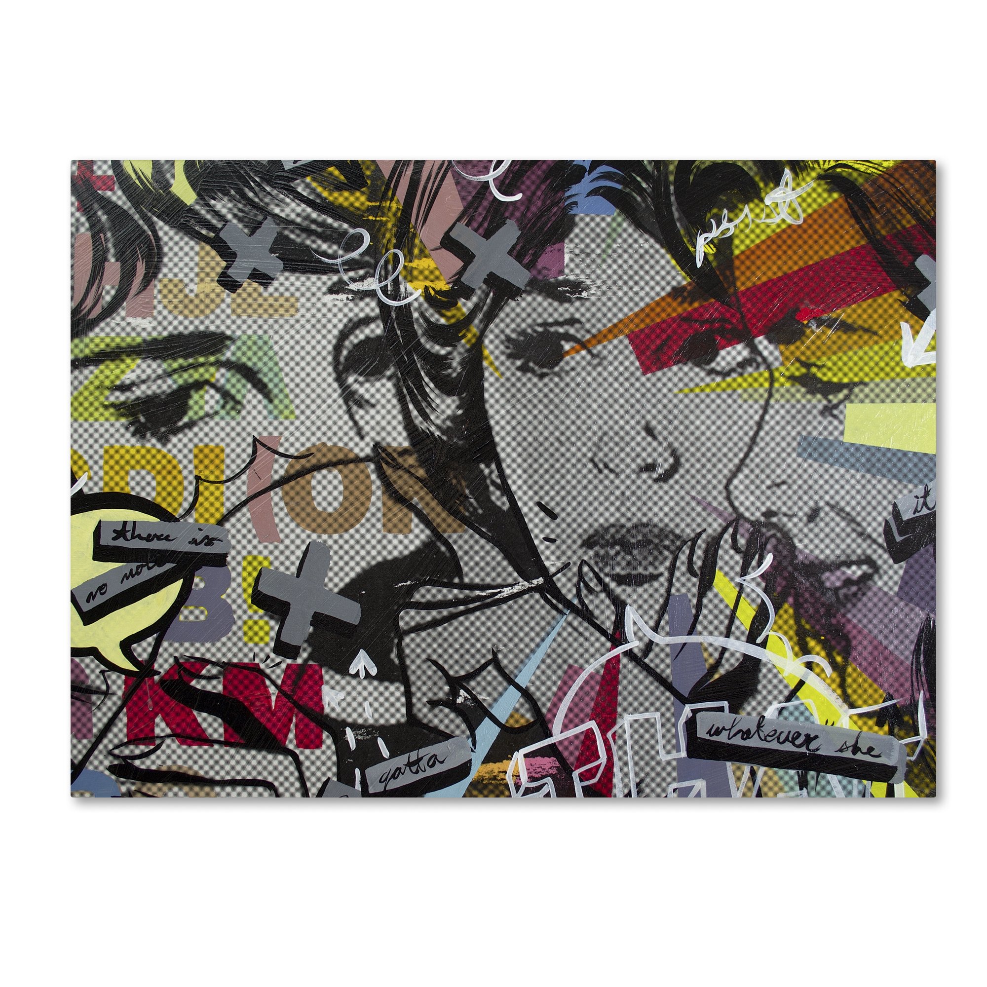 Dan Monteavaro Canvas Wall Art - 35 x 47 Inch Modern Home Decor Painting, Perfect for Living Room, Bedroom & Office Wall Decoration