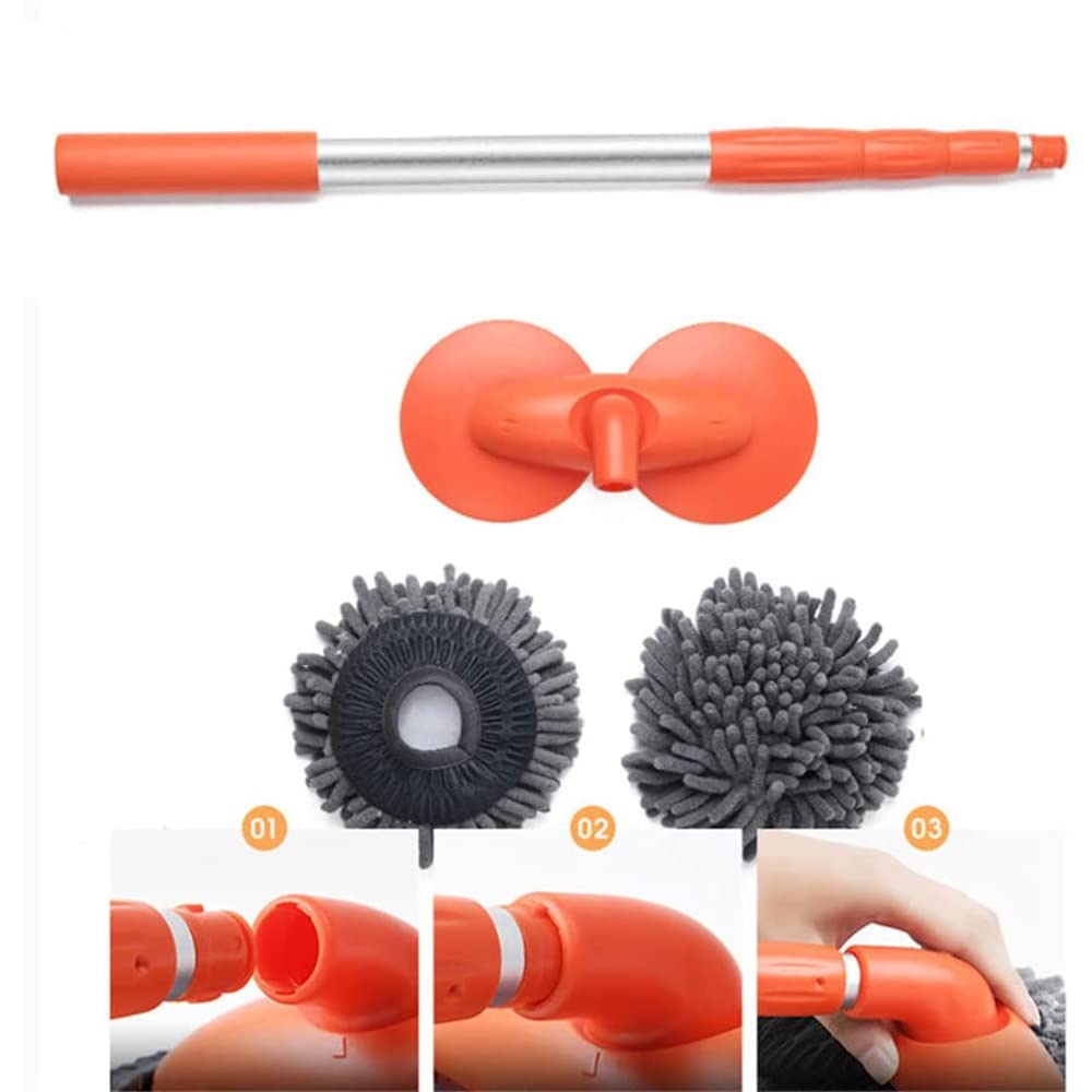 Retractable Double Layer Car Wash Brush - 53