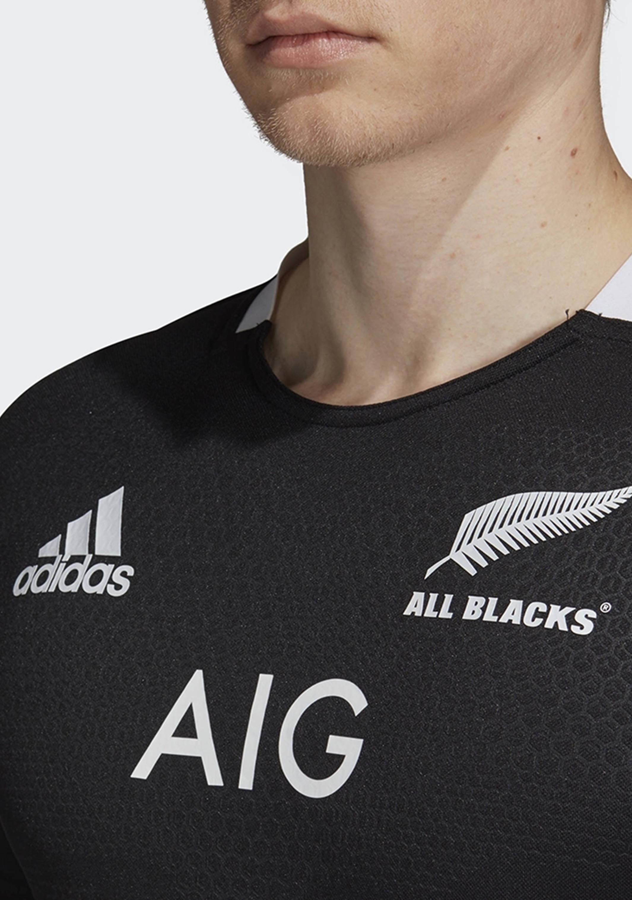 Adidas Men's All Blacks Home Jersey - Official Rugby Jersey for Fans & Players | CW3134 | Perfect for Games, Training & Fan Support