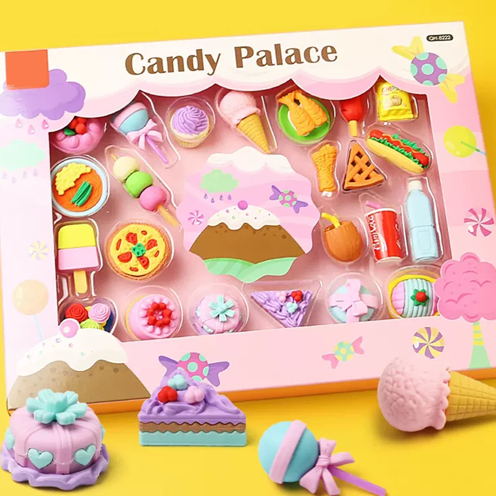 Cute Animal Erasers for Kids - Fun Desk Pets & Pencil Toppers, Take Apart Puzzle Erasers for School, Christmas & Birthday Party Gifts - Perfect for Classroom Rewards, Study Motivation & Creative Play