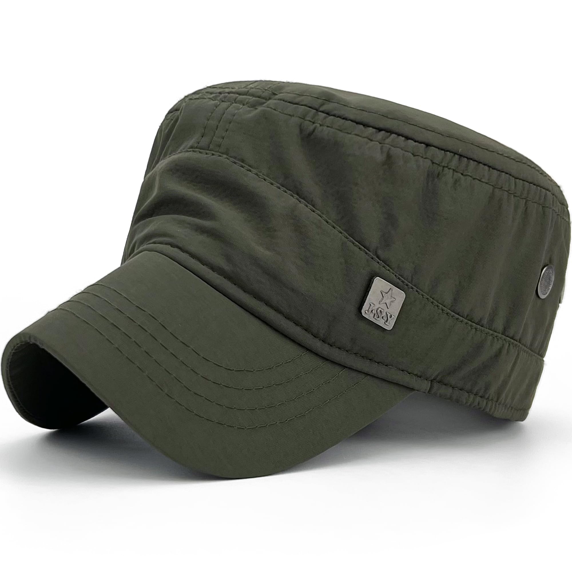 Quick Dry Military Cadet Hat - Waterproof Army Baseball Cap for Men - Sun Protection Outdoor Sports & Casual Wear - Perfect for Hiking, Camping, and Daily Use