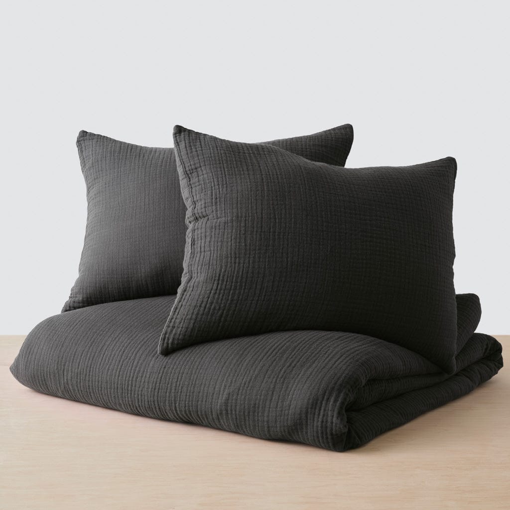 Organic Cotton Gauze Duvet Cover Set - Breathable & Soft Bedding for All Seasons | Perfect for Cozy Bedrooms, Guest Rooms & Vacation Homes