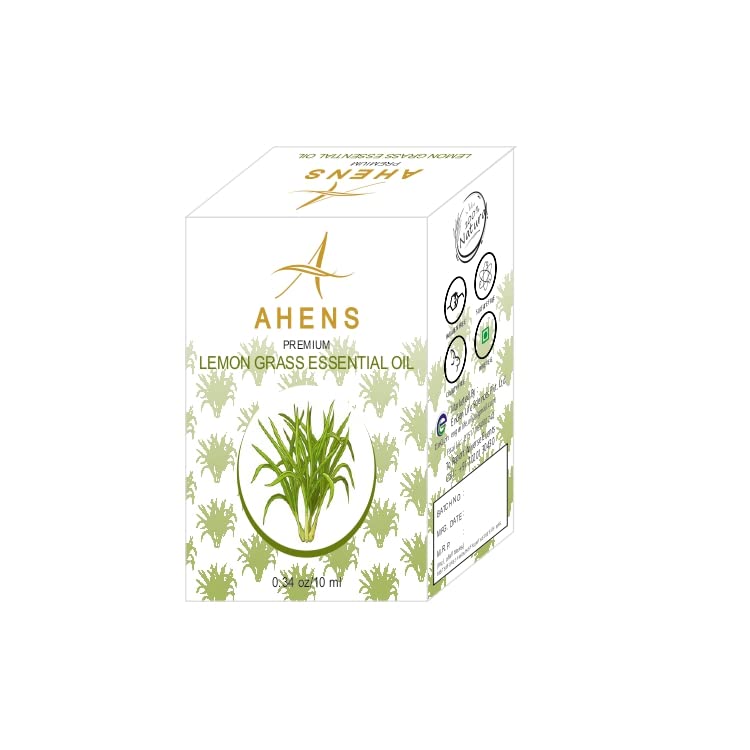 Pure Lemongrass Essential Oil - 100% Natural, Therapeutic Grade for Aromatherapy, Relaxation & Skin Care - Perfect for Diffusers, Massage & DIY Beauty Products
