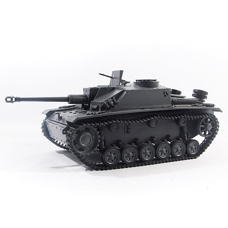 1/16 Mato Metal German Stug III RC Tank Kit with Infrared Shooting & Gearbox - No Battery/Radio Included - Perfect for Military Enthusiasts & Collectors