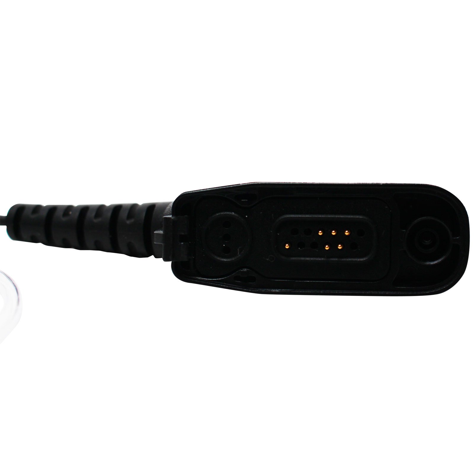 Motorola APX6000 P25 FBI Earpiece Replacement with PTT Microphone - Acoustic Earphone for Motorola APX6000 P25 Two-Way Radio - Security Surveillance Headset for Law Enforcement & First Responders - Perfect for Police, FBI Agents & Tactical Operations