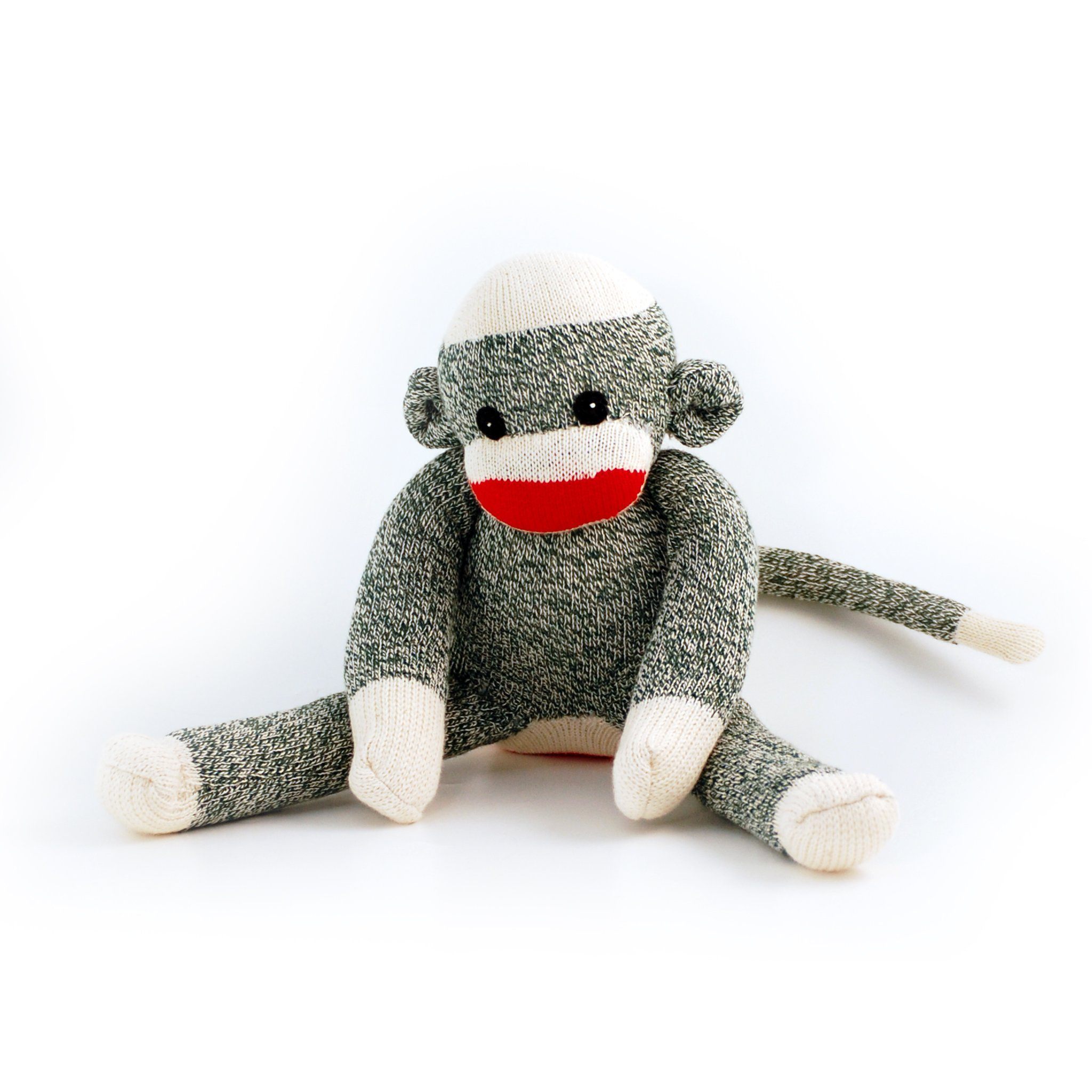 Original Sock Monkey by Fox River - Classic Plush Toy for Kids & Collectors - Perfect for Gifts, Nursery Decor, and Playtime Fun