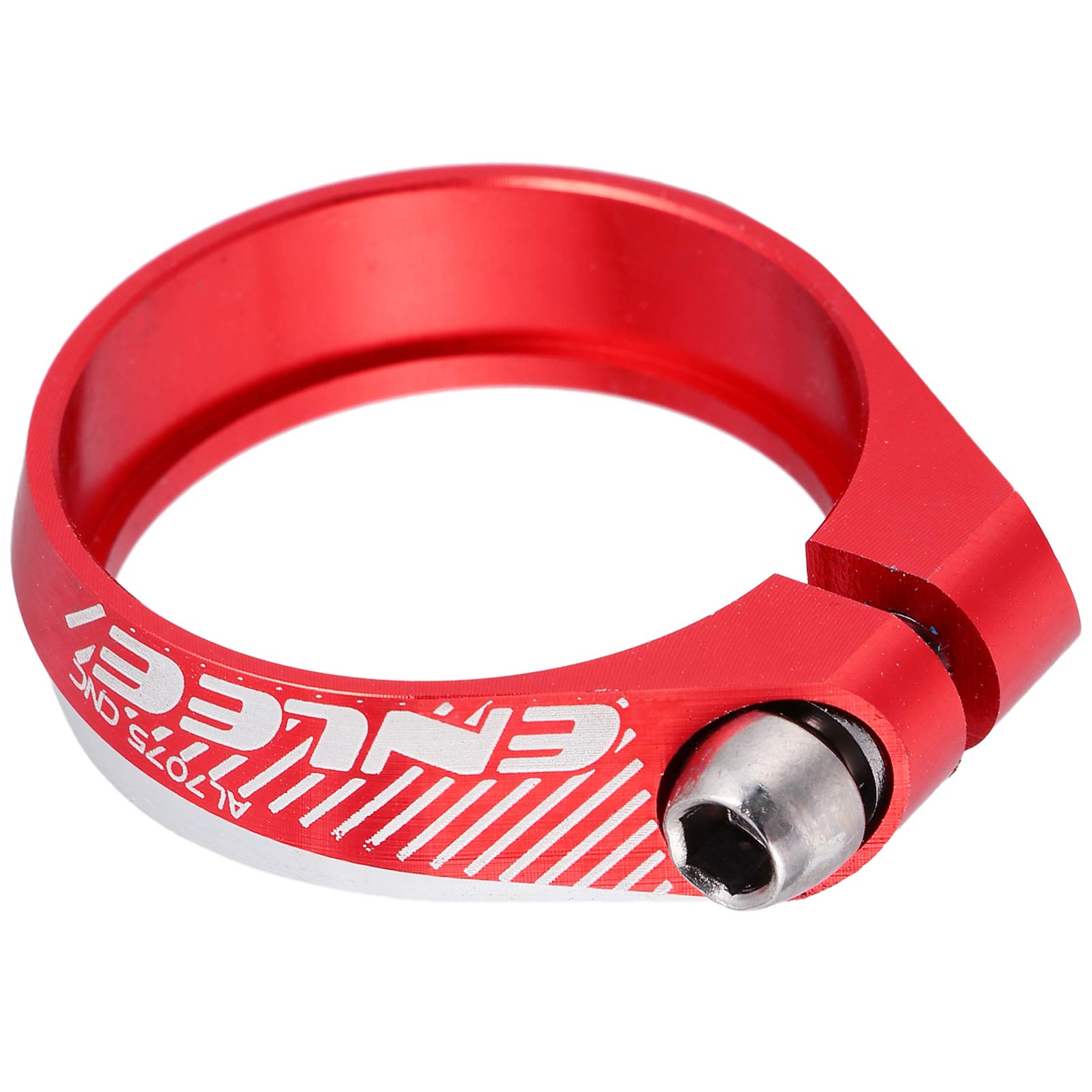 BESPORTBLE Aluminum Alloy Quick Release Bike Seat Post Clamp - Universal Fit for MTB, Road & Casual Bikes - Red - Perfect for Commuting, Cycling & Bike Upgrades