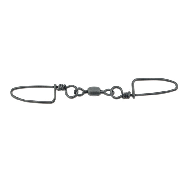 Premium Brass Fishing Swivels with Dual Coastlock Snap - Strong & Corrosion-Resistant for Saltwater & Freshwater Fishing - Ideal for Lures, Rigs & Tackle Setup