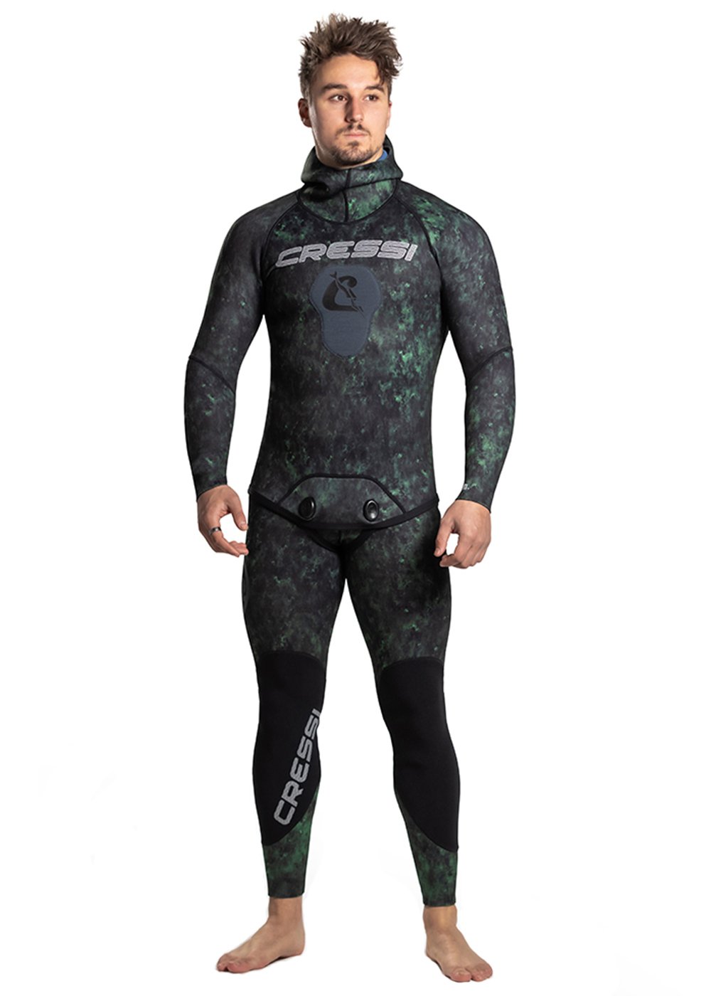 Cressi Tokugawa XTR 3mm Lined 2-Piece Wetsuit for Men - Scuba Diving, Snorkeling & Water Sports | Premium Neoprene Comfort & Warmth