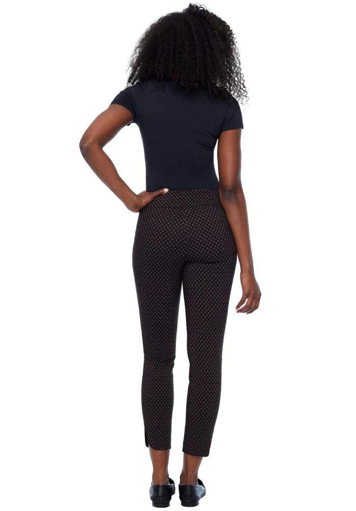 DIAMANTE SLIM ANKLE PANTS - Women's Stretch Skinny Dress Pants for Work & Office - Comfortable Formal Trousers for Business Casual Outfits
