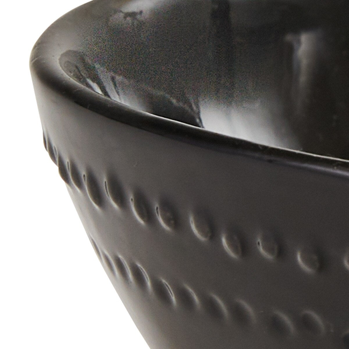 Ebony Dusk 16-Piece Dinnerware Set - Elegant Black Stoneware Plates, Bowls & Mugs - Perfect for Fine Dining, Dinner Parties & Holiday Entertaining