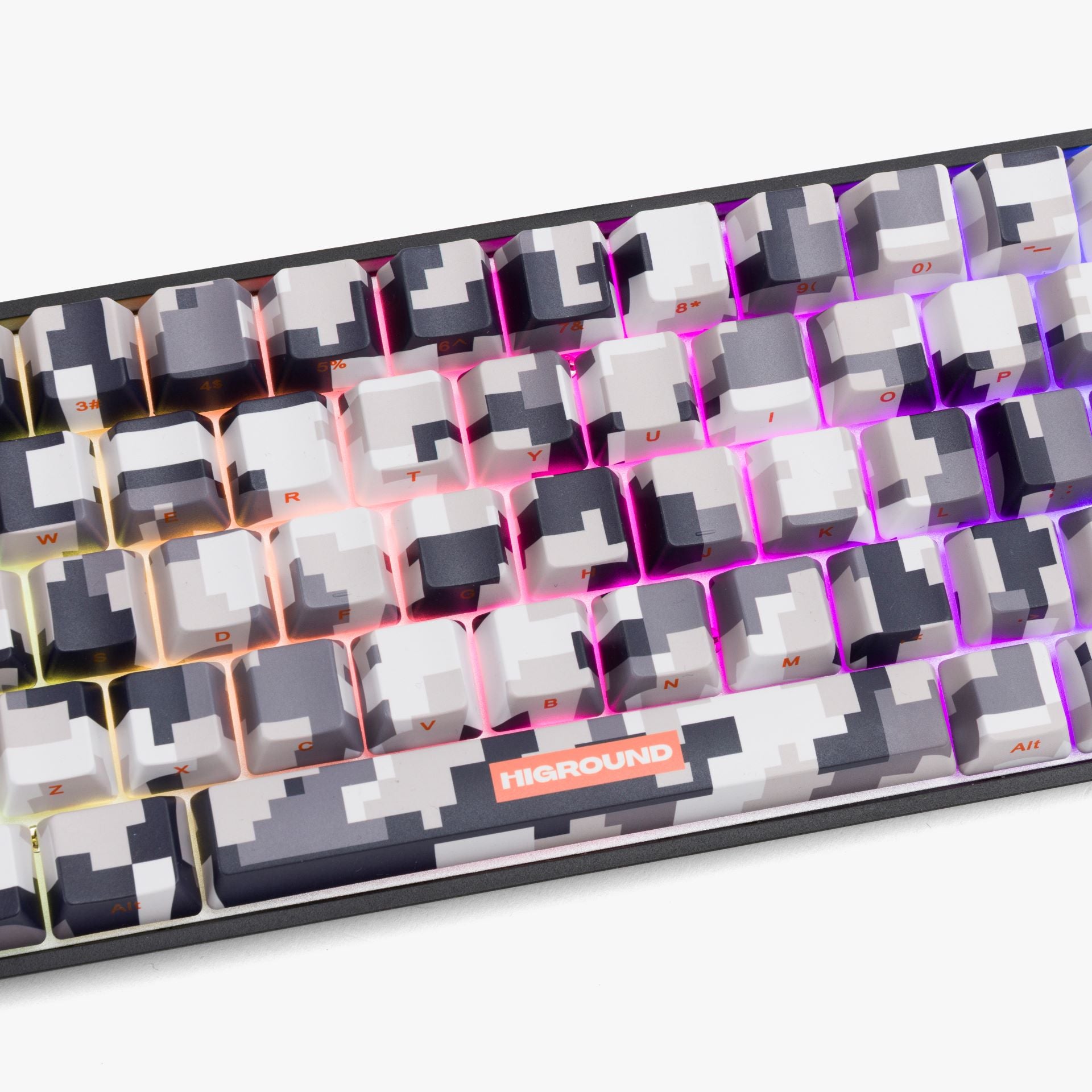 DIGICAMO Basecamp 65 Mechanical Keyboard - ARCTIC White | Compact 65% Layout, Hot-Swappable Switches, RGB Backlit | Perfect for Gaming, Office Work & Programming