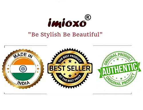 imioxo 6-Piece Hair Clutch & Claw Clips Set for Women & Girls - Black Hair Accessories for School, Work, Party & Everyday Styling
