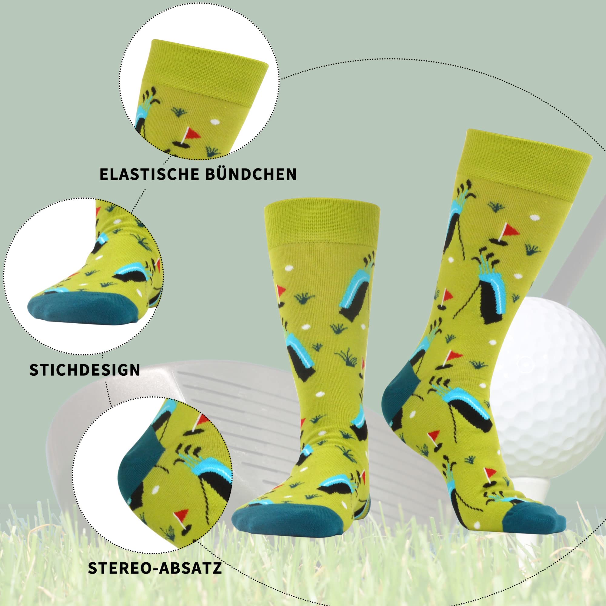 **WeciBor Men's Colorful Cotton Crew Socks Pack - Fun & Stylish Novelty Socks for Casual Wear, Gifts, and Everyday Comfort**