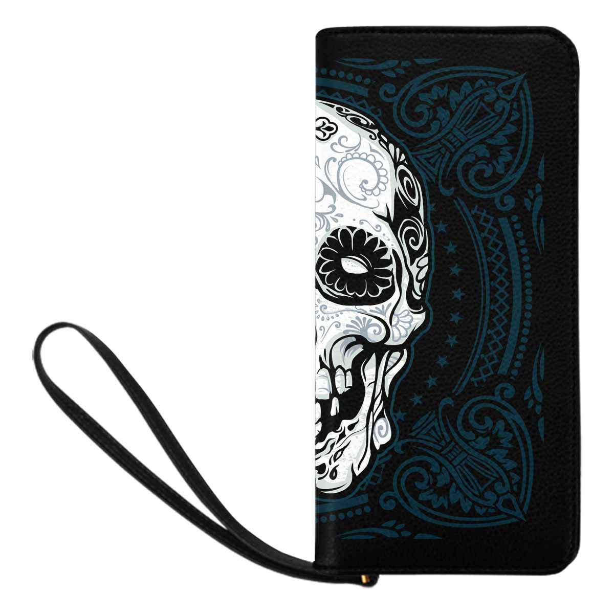InterestPrint Women's Grunge Geometric Black & White Abstract Clutch Purse - Stylish Card Holder & Organizer for Ladies | Perfect for Parties, Date Nights & Everyday Use
