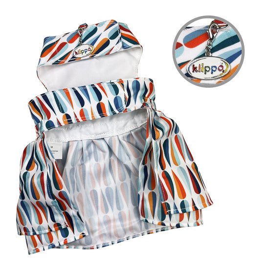 Elegant Raindrop Harness Dress with Matching Leash - Stylish Pet Fashion for Dogs, Cats & Small Animals - Perfect for Walks, Photos & Special Occasions
