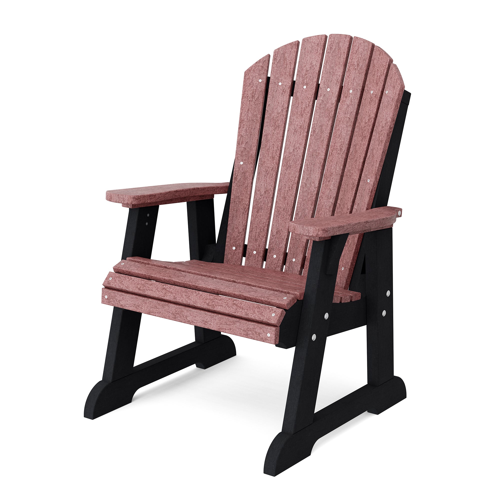 Heritage High Fan Back Chair - Classic Wooden Dining Chair with Upholstered Seat - Perfect for Farmhouse, Rustic & Traditional Dining Rooms