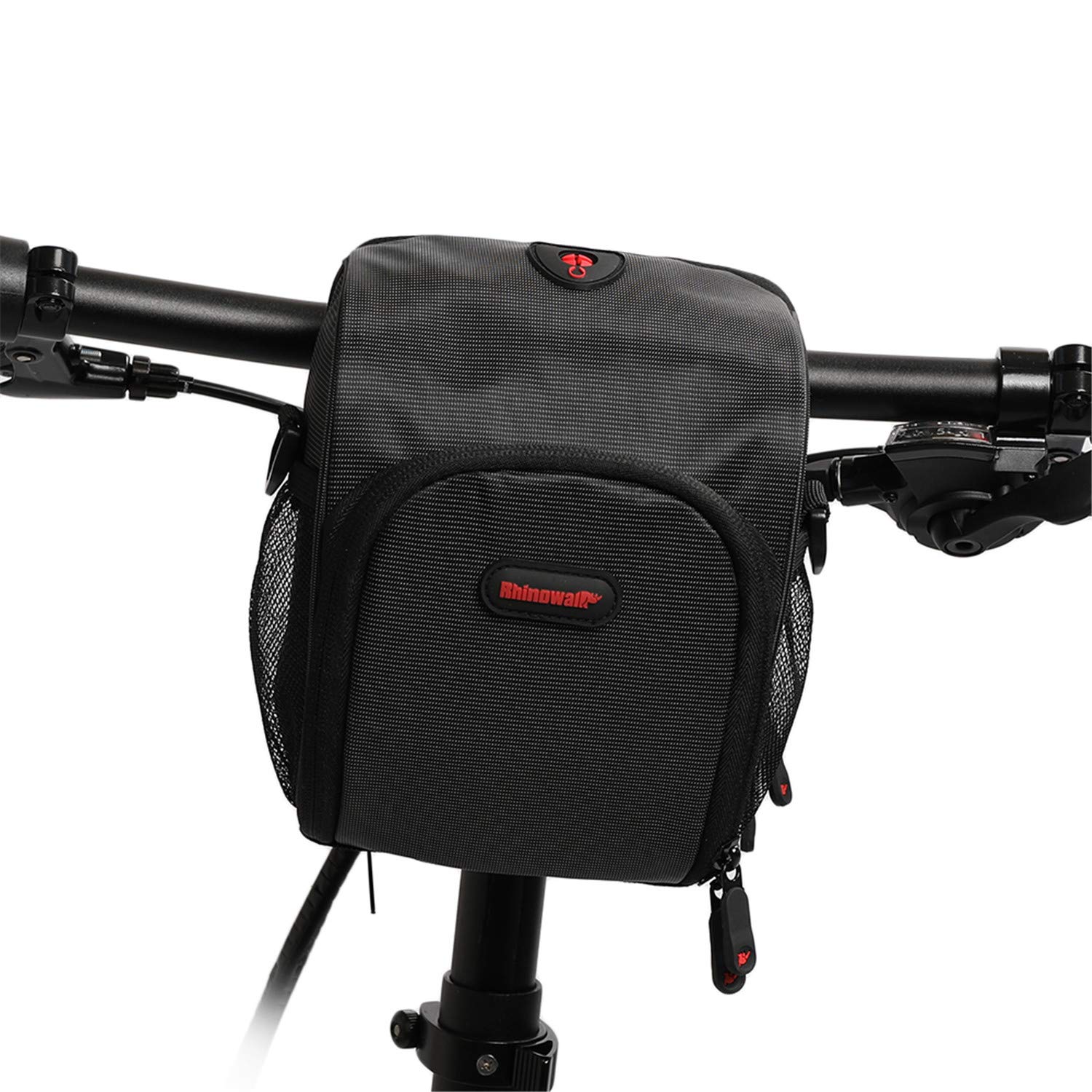Rhinowalk Bike Handlebar Bag - Waterproof Front Frame Basket Bag for Road & Mountain Bikes | Professional Cycling Accessories for Commuting, Touring & Outdoor Adventures