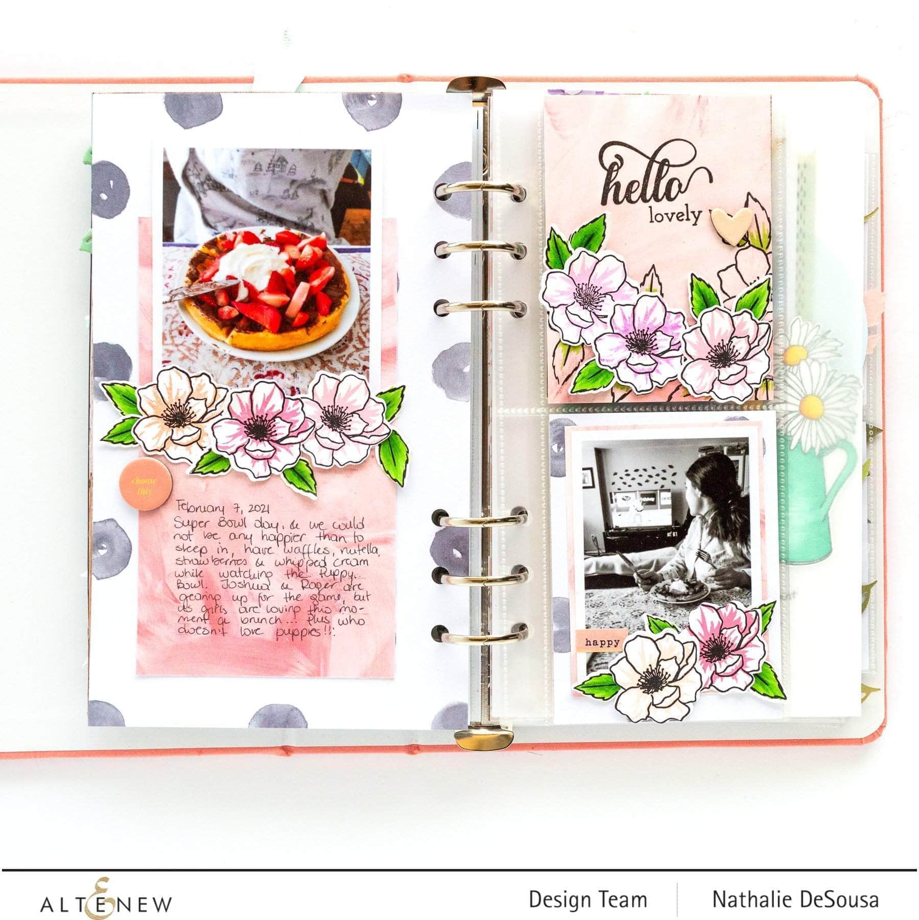Mini Delight: Winsome Bloom Stamp & Die Set for Card Making, Scrapbooking & DIY Crafts - Perfect for Handmade Greeting Cards, Journals & Paper Projects