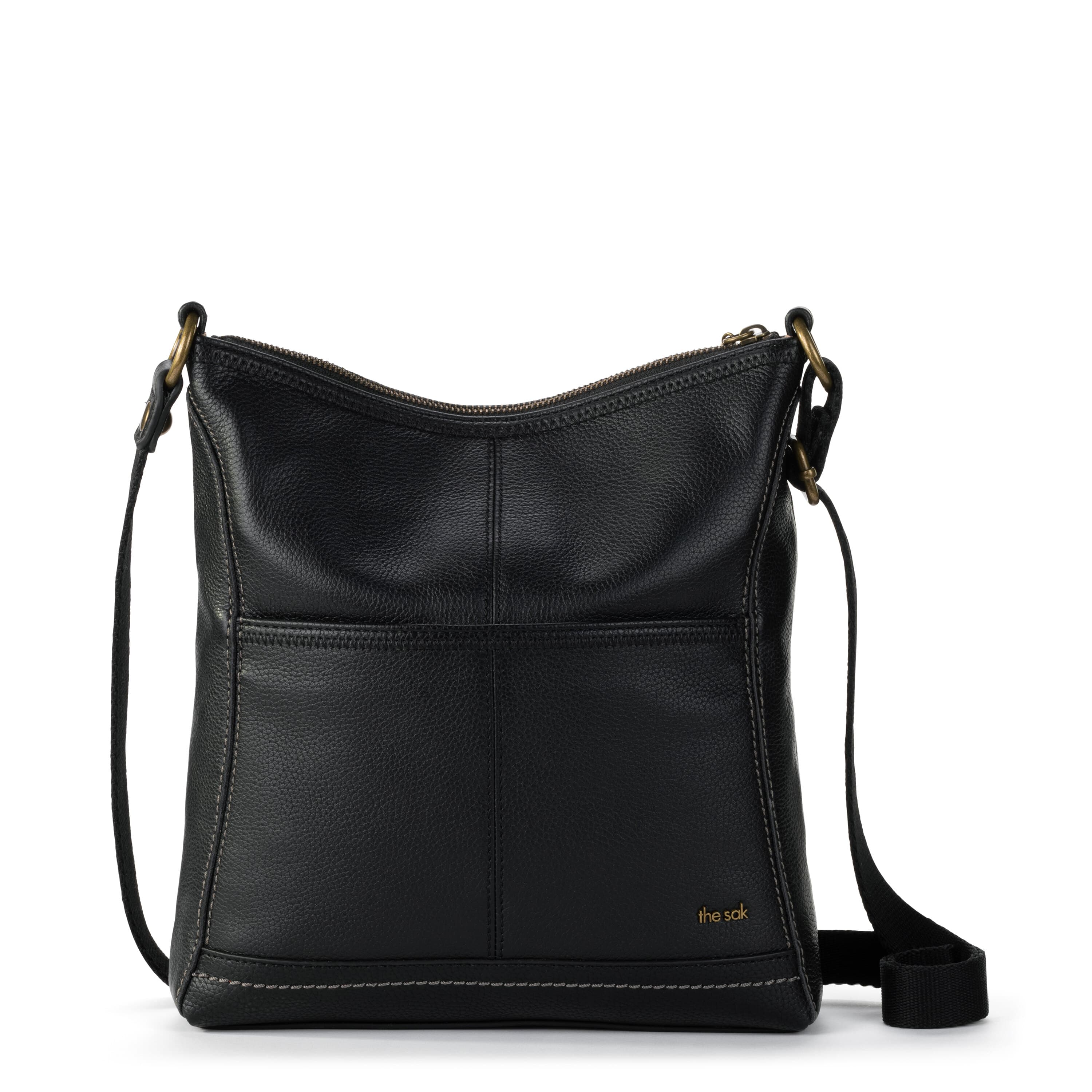 Premium Genuine Leather Iris Crossbody Bag for Women - Stylish & Durable Black Shoulder Purse - Perfect for Work, Travel & Everyday Use
