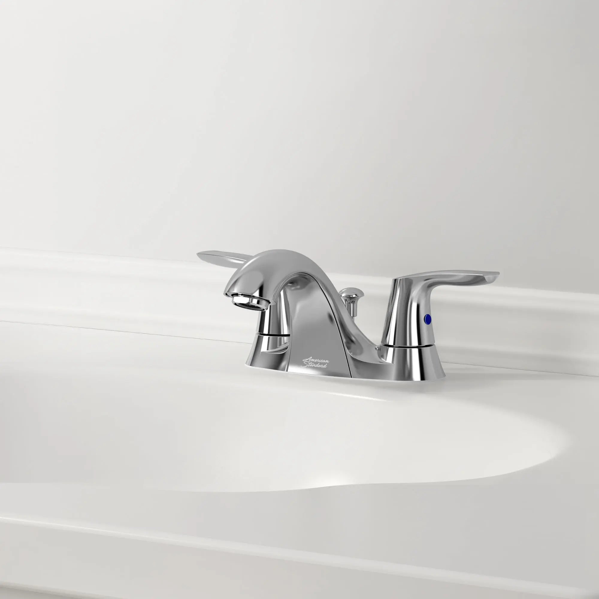Bedminster® 4 Inch Centerset 2 Handle Bathroom Faucet - 1.2 GPM/4.5 LPM Water-Saving Design with Lever Handles - Perfect for Vanities, Guest Bathrooms & Powder Rooms