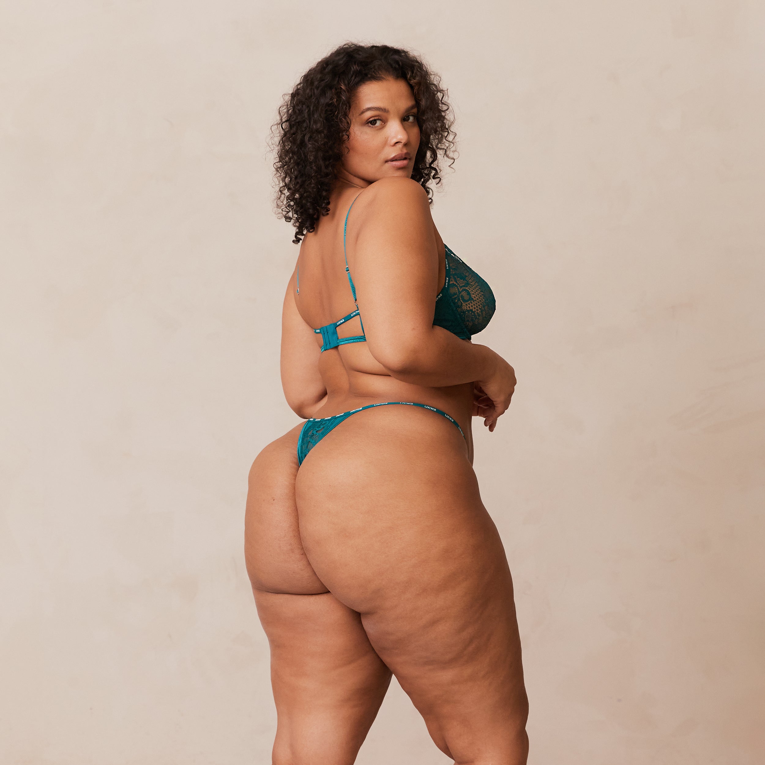 Charmed Balcony Bra in Turquoise - Sexy Lace Underwear for Women | Perfect for Date Nights & Special Occasions