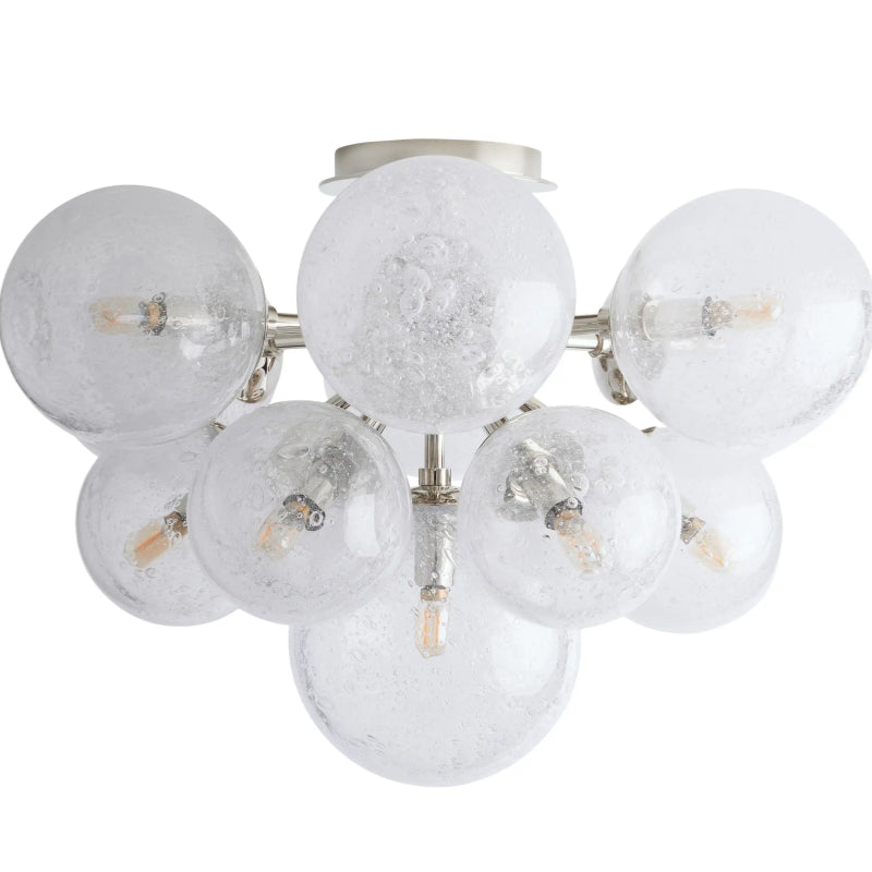 Mandoza Flushmount Ceiling Light - Modern LED Fixture for Bedroom, Kitchen, Hallway | Energy Efficient & Easy Installation