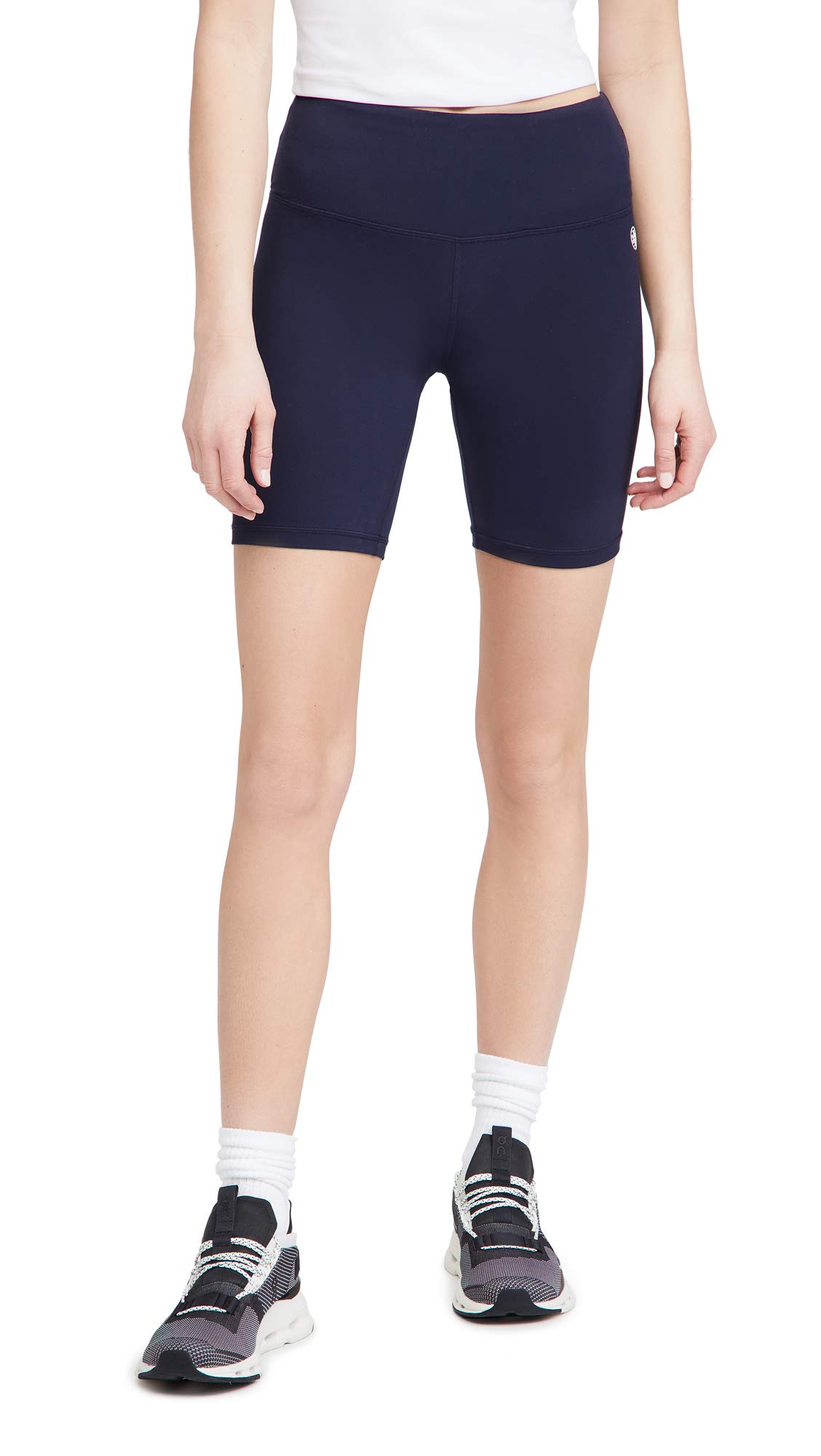 Tory Sport Women's Weightless Bike Shorts - High Waist Workout Shorts for Cycling, Running & Yoga | Breathable & Moisture-Wicking Activewear for Women