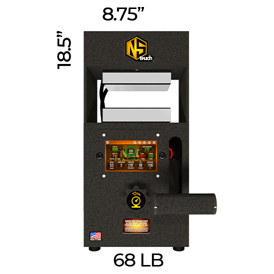 NugSmasher Touch 12 Ton Rosin Press Machine for Home Use - Electric Dab Press for Extracting Rosin, Wax & Concentrates - Perfect for DIY Cannabis Oil, CBD Extraction & Concentrate Making