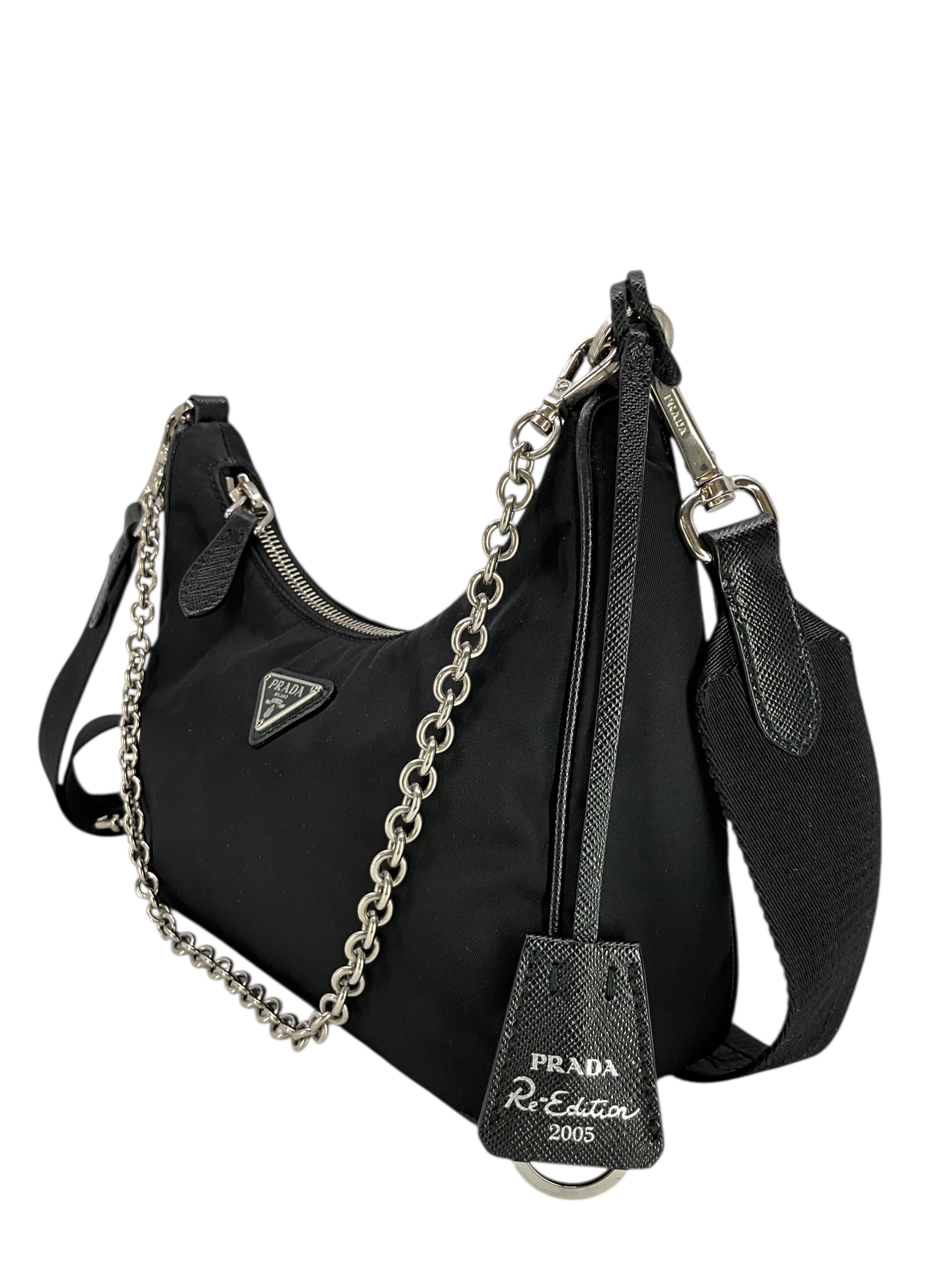 PRADA Re-Edition 2005 Re-Nylon Shoulder Bag - Luxury Designer Handbag for Women | Perfect for Work, Travel & Everyday Use