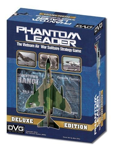 Phantom Leader Deluxe 2nd Edition - Vietnam Air War Strategy Board Game | Historical Military Simulation for Game Nights & War Strategy Enthusiasts