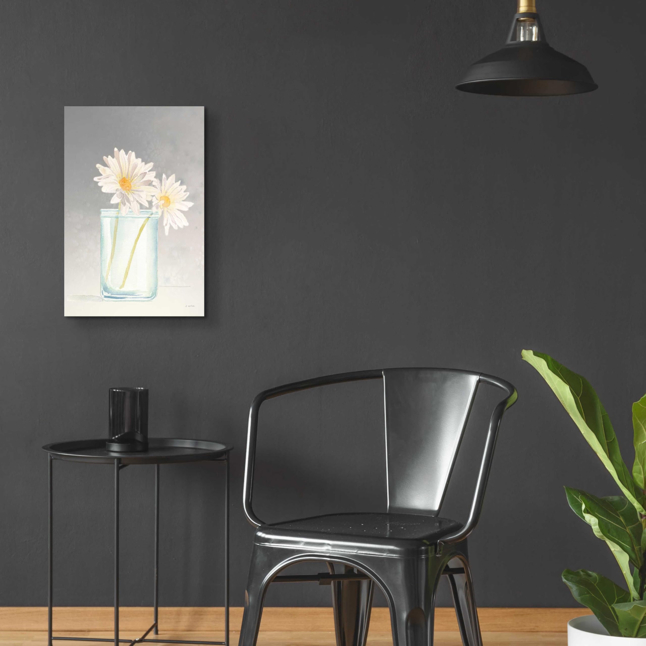 Tranquil Blossoms IV Acrylic Glass Wall Art by James Wiens - 16x24 Inches Modern Floral Painting for Living Room, Bedroom & Office Decor
