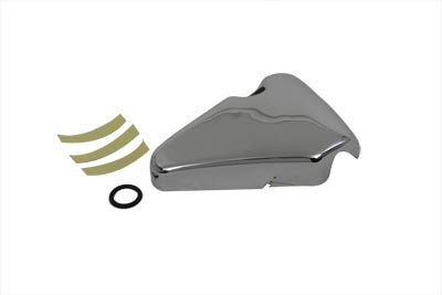 Chrome Oil Tank Cover for Harley Davidson 1994-2003 Sportster XLH XL883 XL1200 - Durable Motorcycle Accessory for Custom Bike Builds & Restoration Projects