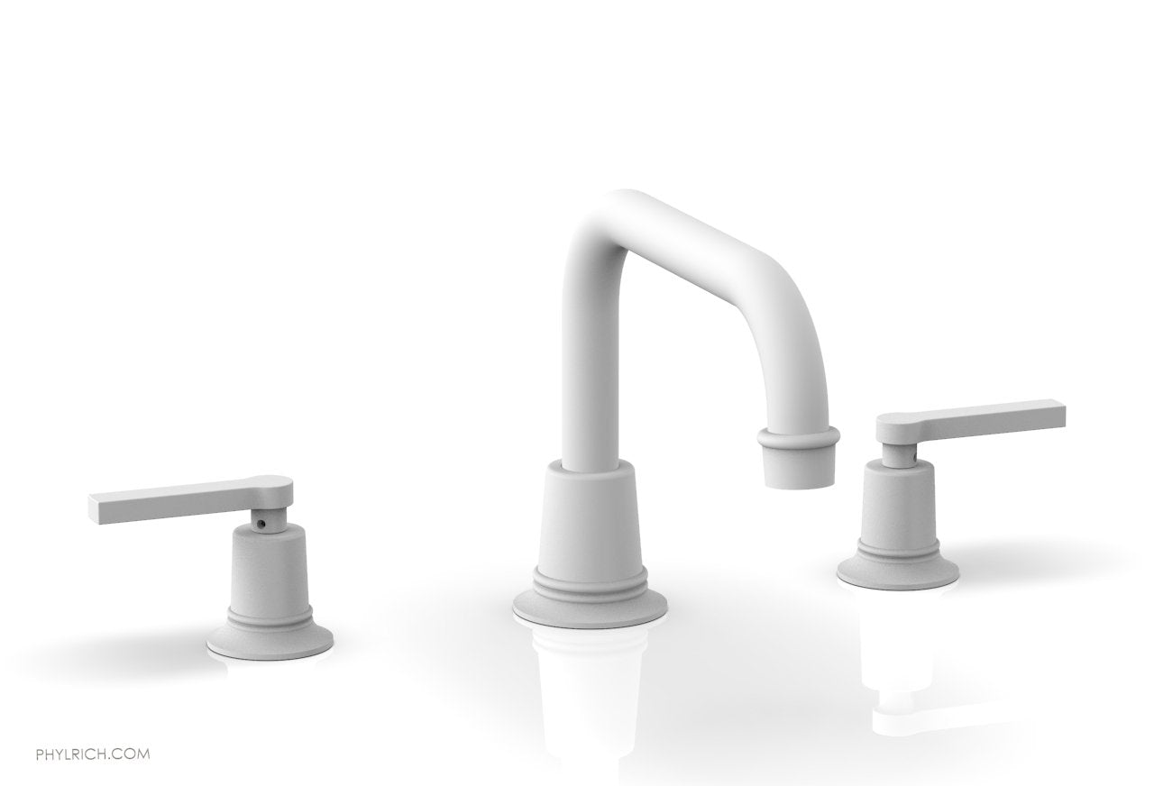 HEX MODERN Deck Tub Faucet Set with Lever Handles 501 45 - Perfect for Outdoor Showers, Poolside Installations & Modern Patio Designs