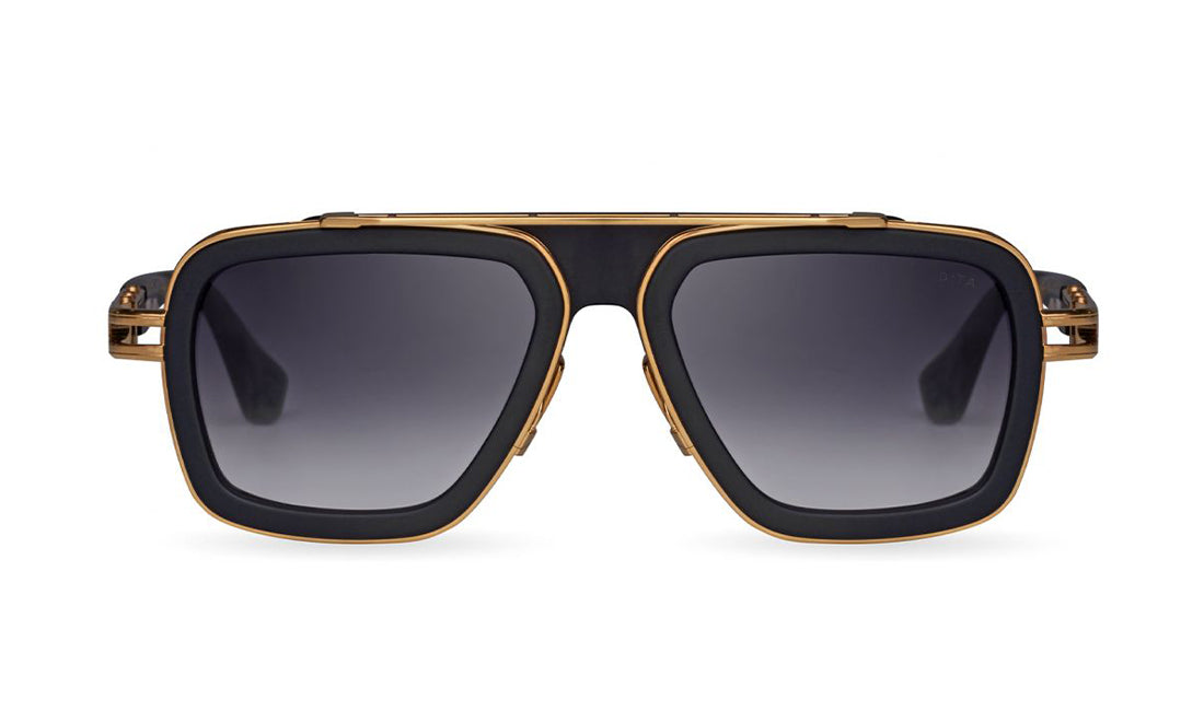 Matte Black and Yellow Gold