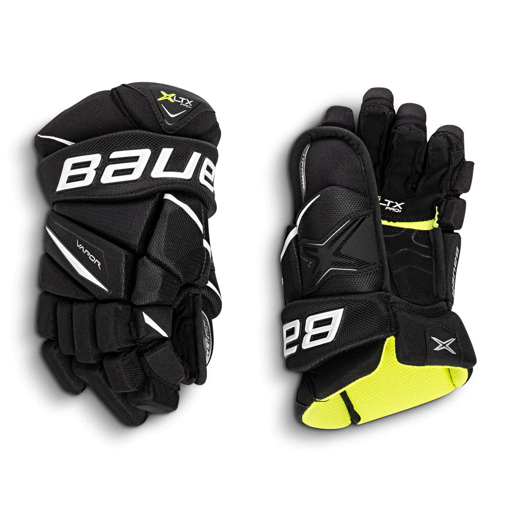 Bauer Vapor X LTX Pro Junior Hockey Gloves - Lightweight Protective Gear for Youth Ice Hockey Players - Perfect for Games, Practices & Training Sessions