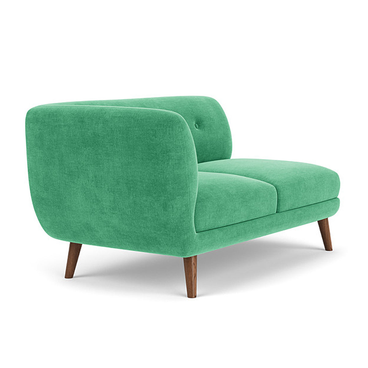 Alfred Fabric Left 2 Seater Modular Sofa - Modern L-Shaped Sectional Couch for Living Room, Lounge & Small Spaces - Comfortable & Stylish Home Furniture