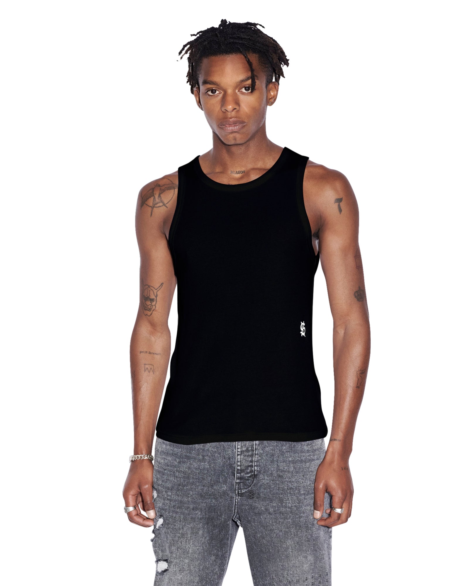 DEBUT SINGLET BLACK - Women's Fashion Black Singlet for Casual Wear, Gym, and Layering | Perfect for Workouts, Everyday Outfits, and Summer Style