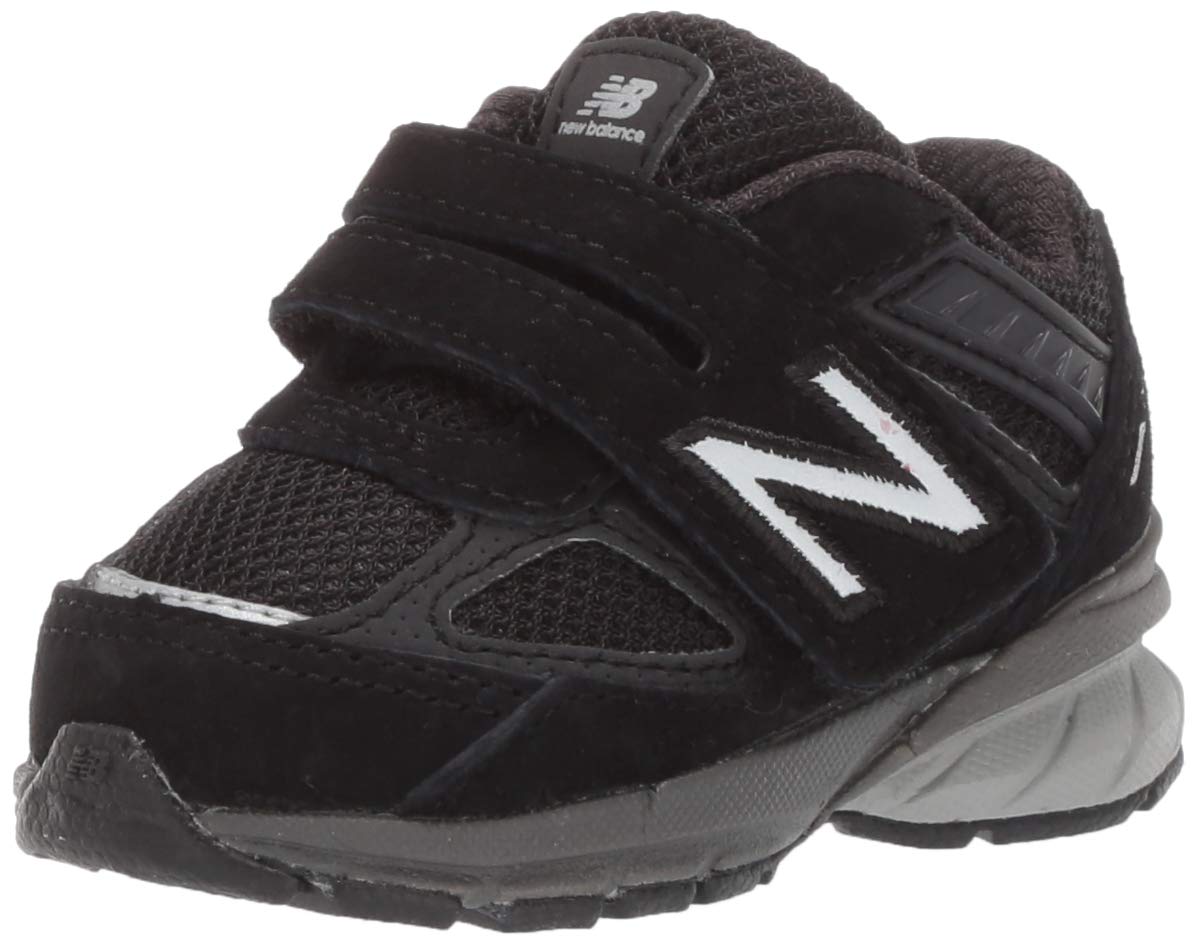 New Balance 990 V5 Hook and Loop Sneakers for Baby Girls - Lightweight Comfortable Walking Shoes for Toddlers - Perfect for Playtime, Daycare & Outdoor Activities
