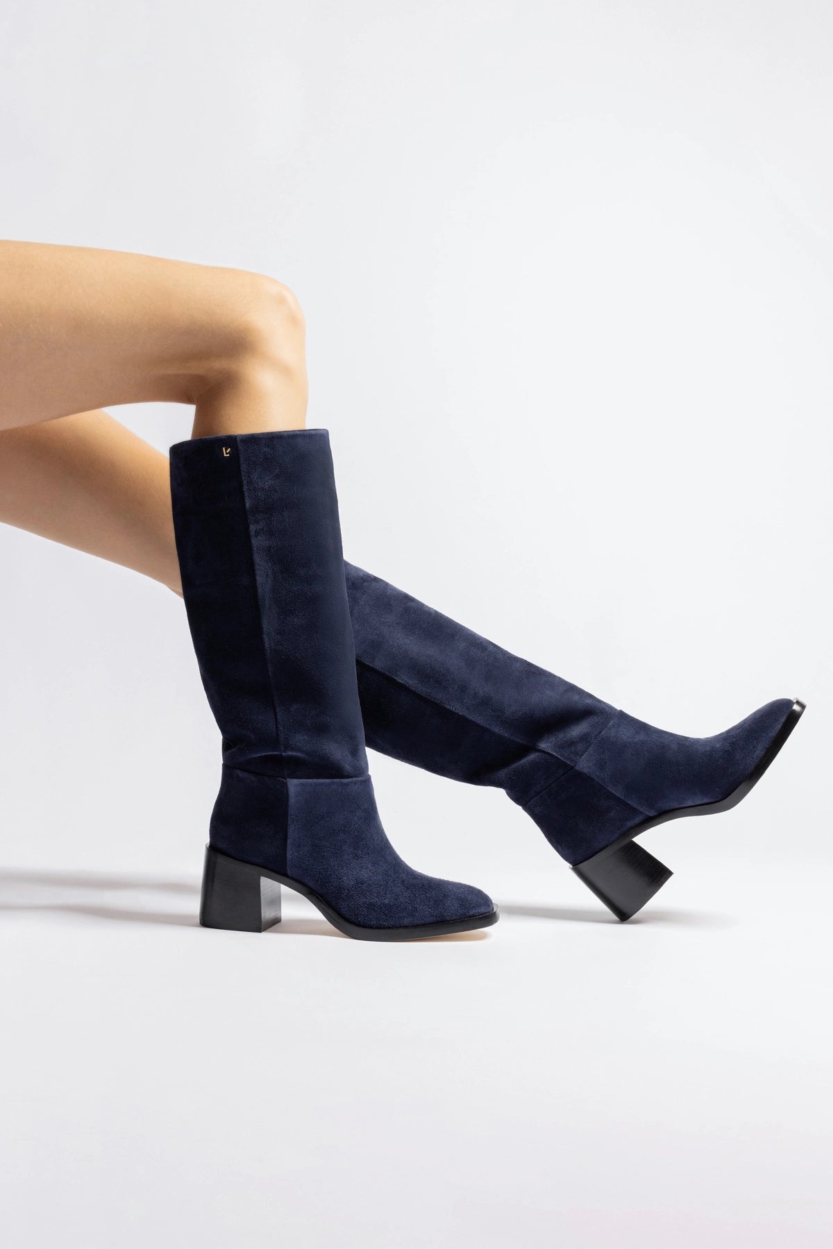 Ricky Boot in Dress Blue Suede - Stylish Women's Ankle Boots for Casual Outfits & Night Out | Perfect for Fall & Winter Fashion
