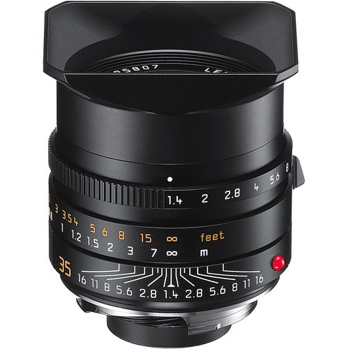 Leica Summilux M 35mm f/1.4 ASPH Lens for Leica M Cameras - Black | Professional Fast Prime Lens for Street & Portrait Photography | Perfect for Low Light & Travel Photography
