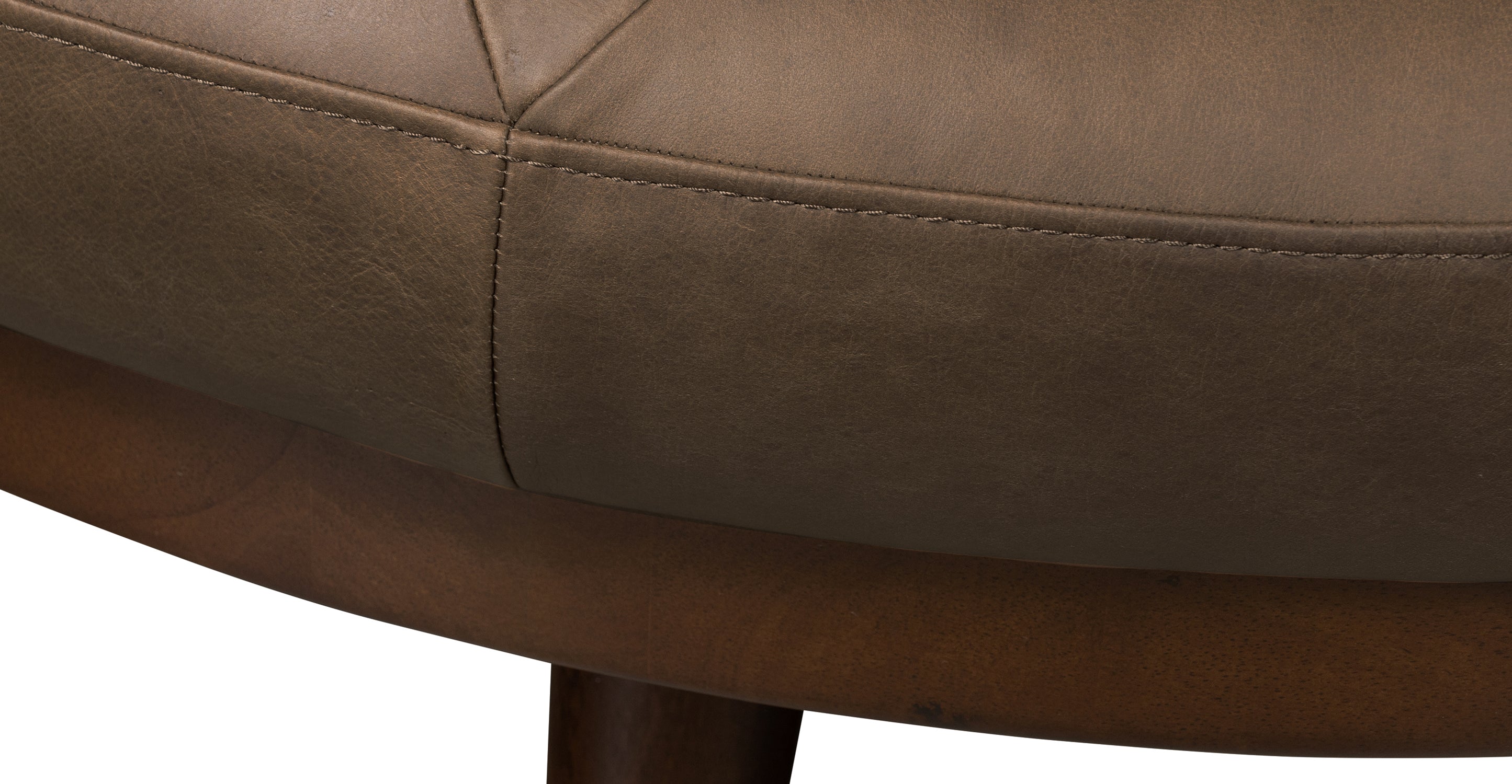 Premium Gio Leather Ottoman - Soft & Durable Footrest, Storage Bench, Living Room Decor - Perfect for Home, Office & Lounge Relaxation