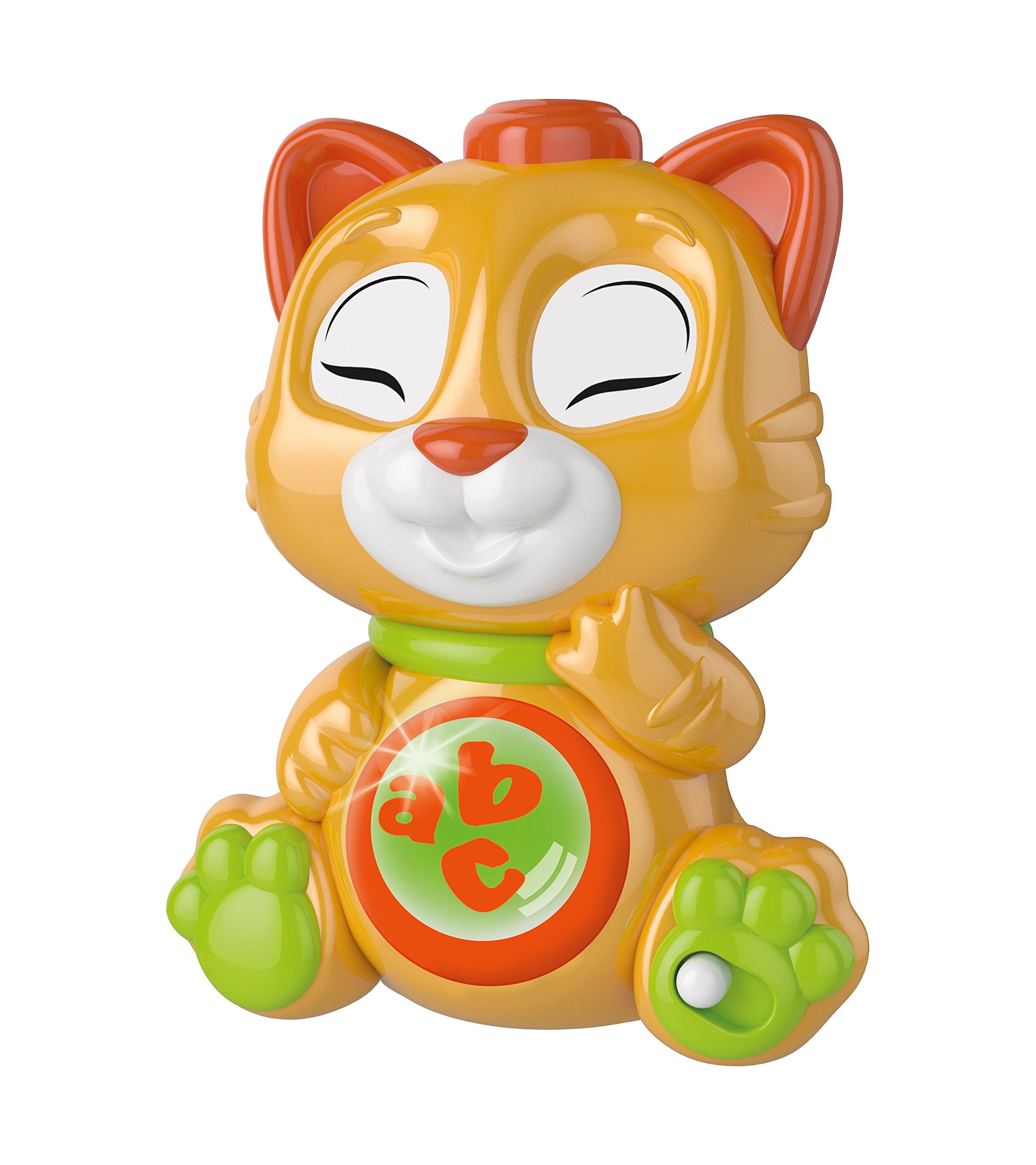 Clementoni Baby 17219 - Miao Miao Emotions & Cuddles Interactive Talking Electronic Game for Toddlers 10+ Months with Batteries Included - Italian Version | Early Learning Toy for Sensory Development & Parent-Child Bonding