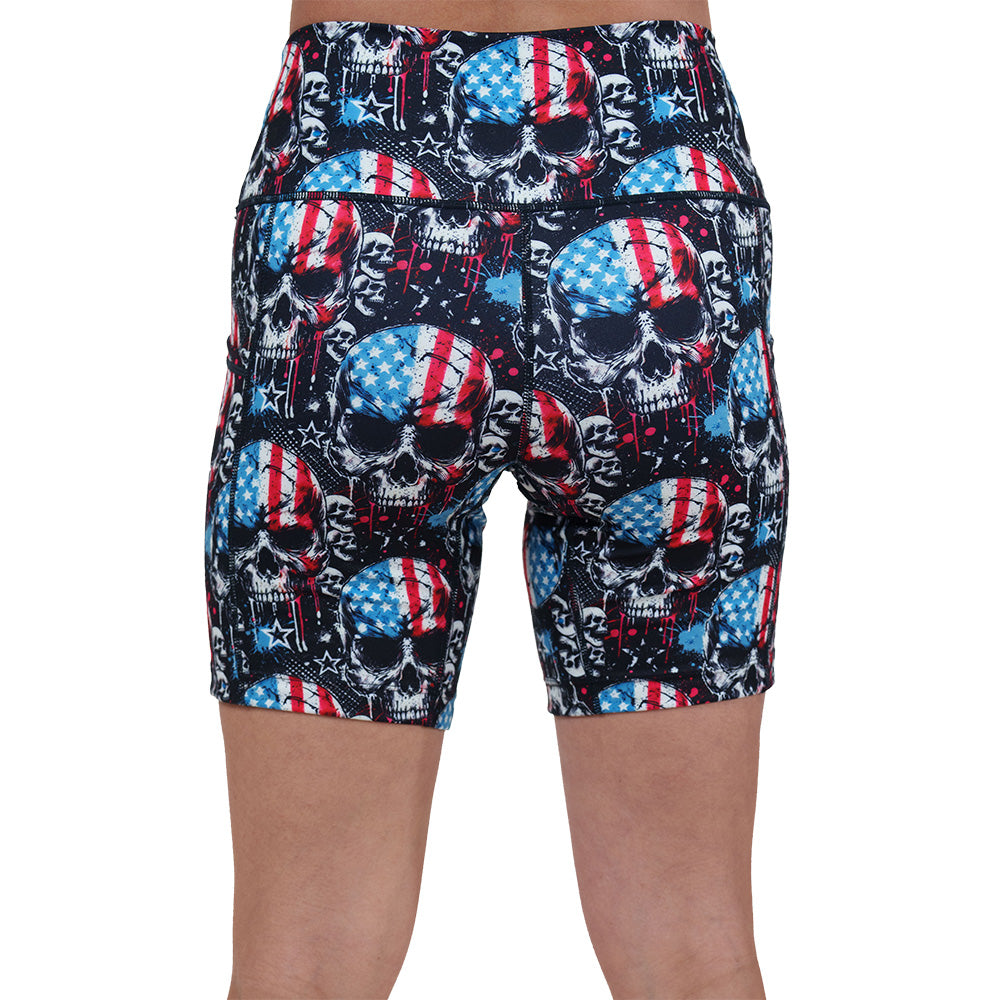 United Skulls Men's Casual Shorts - Comfortable Summer Athletic Shorts for Running, Gym & Outdoor Activities