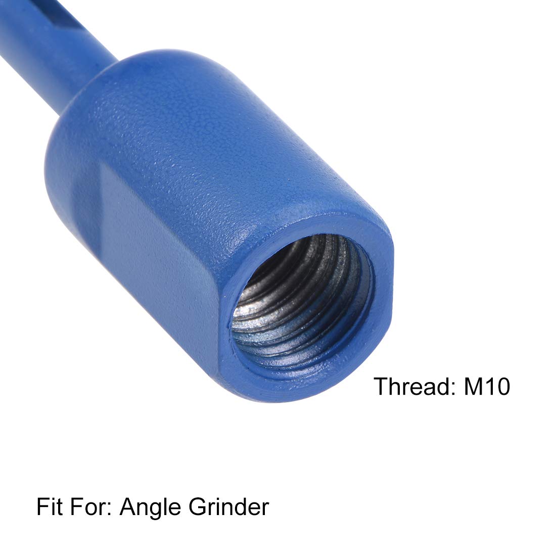 6mm Sintered Diamond Core Drill Bits Set - 3 Pcs for Dry/Wet Drilling on Brick, Concrete, Block, Masonry & Marble - Compatible with M10 Angle Grinder - Perfect for DIY Home Renovation and Professional Construction Projects