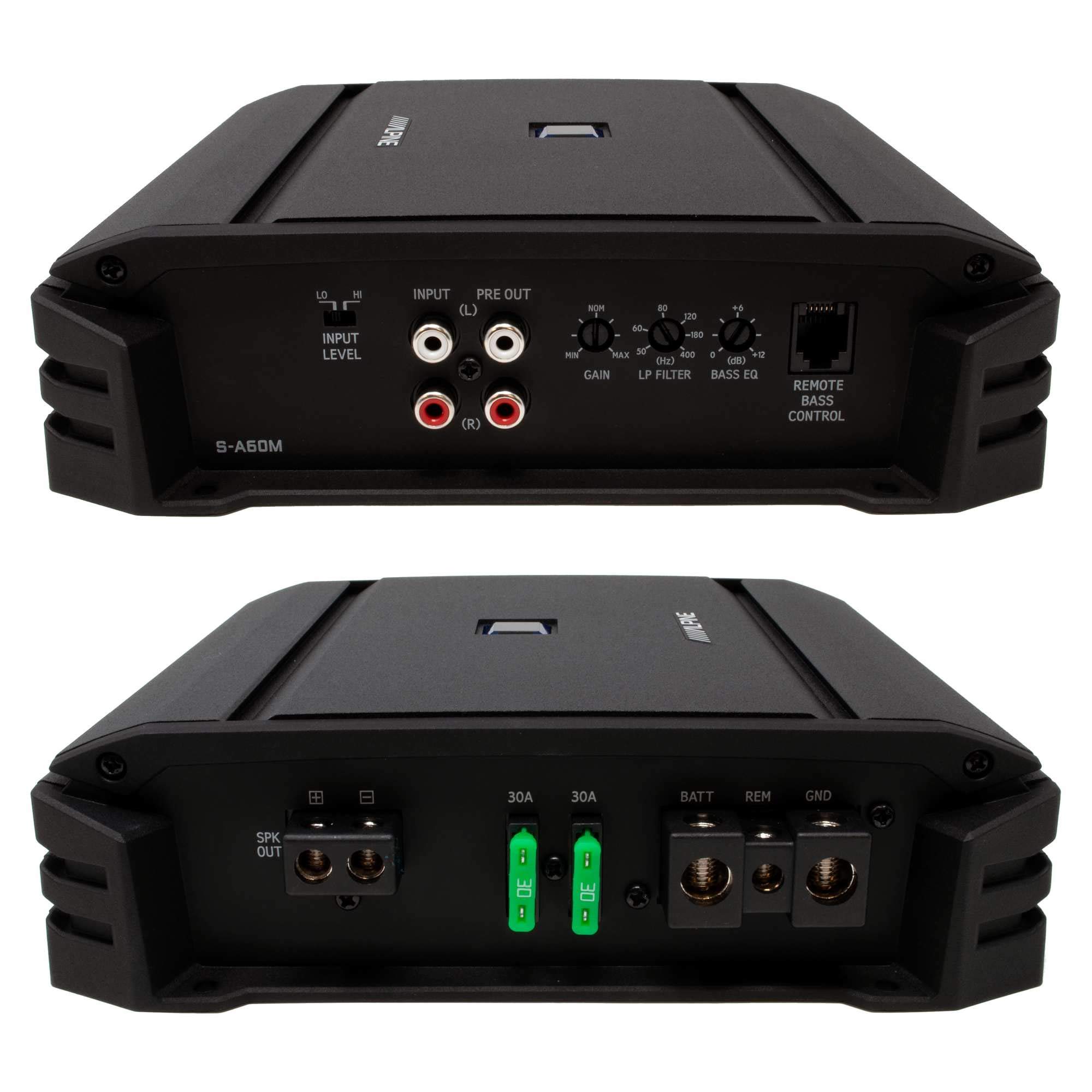 Alpine S-A60M S-Series 600W Class D Mono Car Amplifier - Powerful Bass Boost for Car Audio Systems | Perfect for Trucks, SUVs & Custom Car Stereo Upgrades