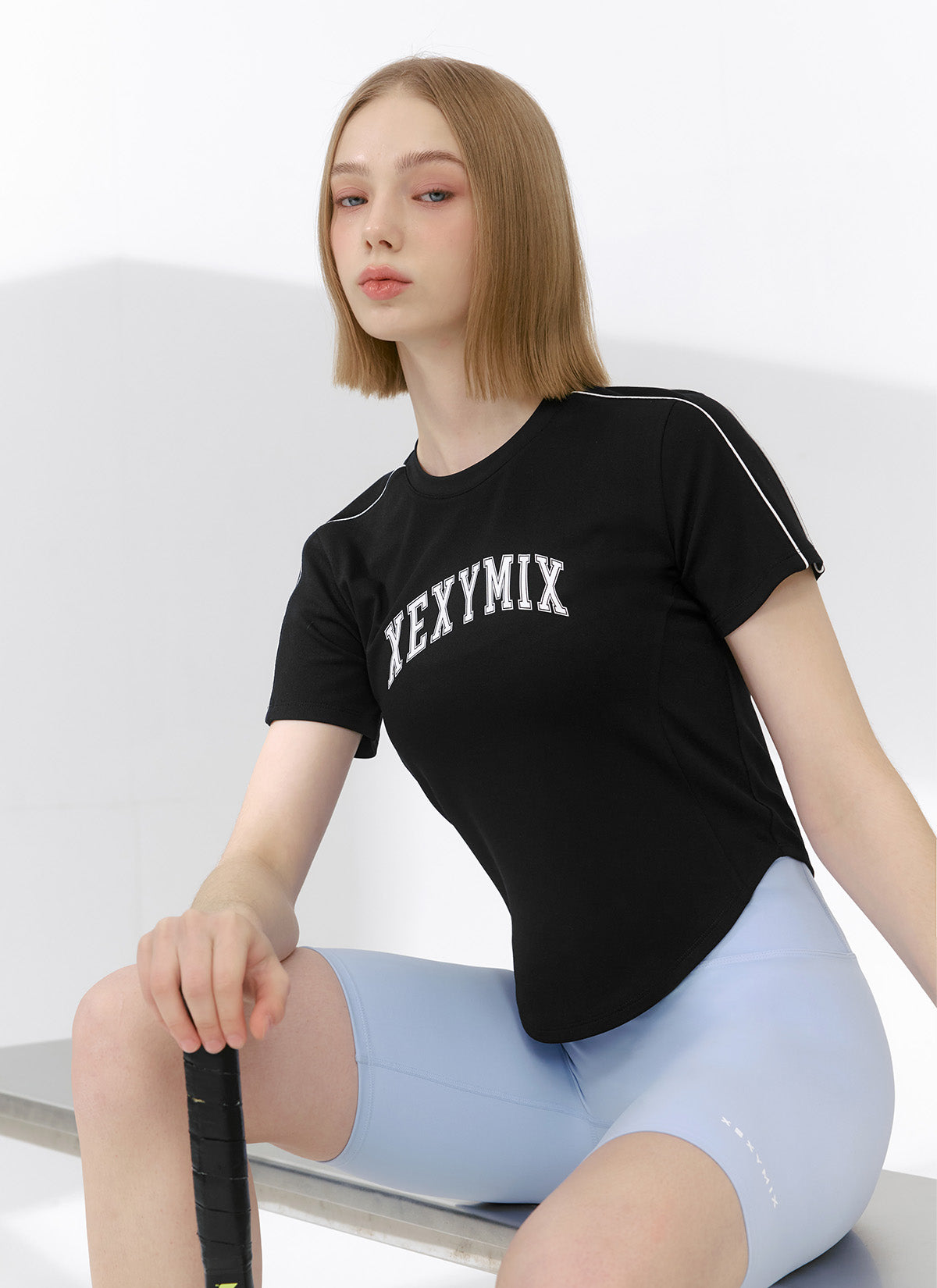 Trendy Color Block Crop Short Sleeve T-Shirt for Women | Summer Casual Fashion Top | Perfect for Beach Outings, Music Festivals & Street Style