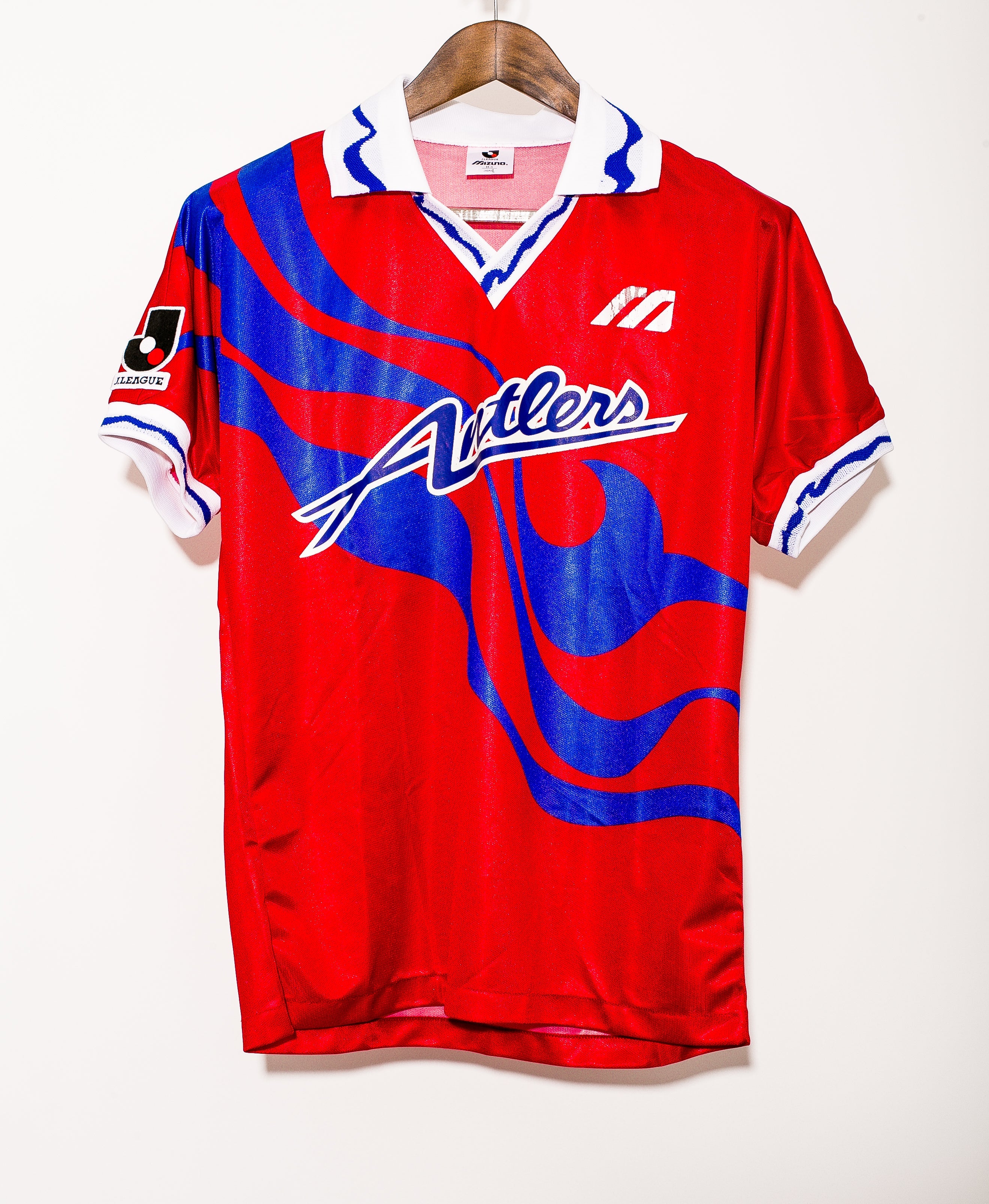 1993 Kashima Antlers Authentic Home Jersey - Size S - Vintage Soccer Shirt for Fans & Collectors - Perfect for Match Days & Sports Memorabilia Display